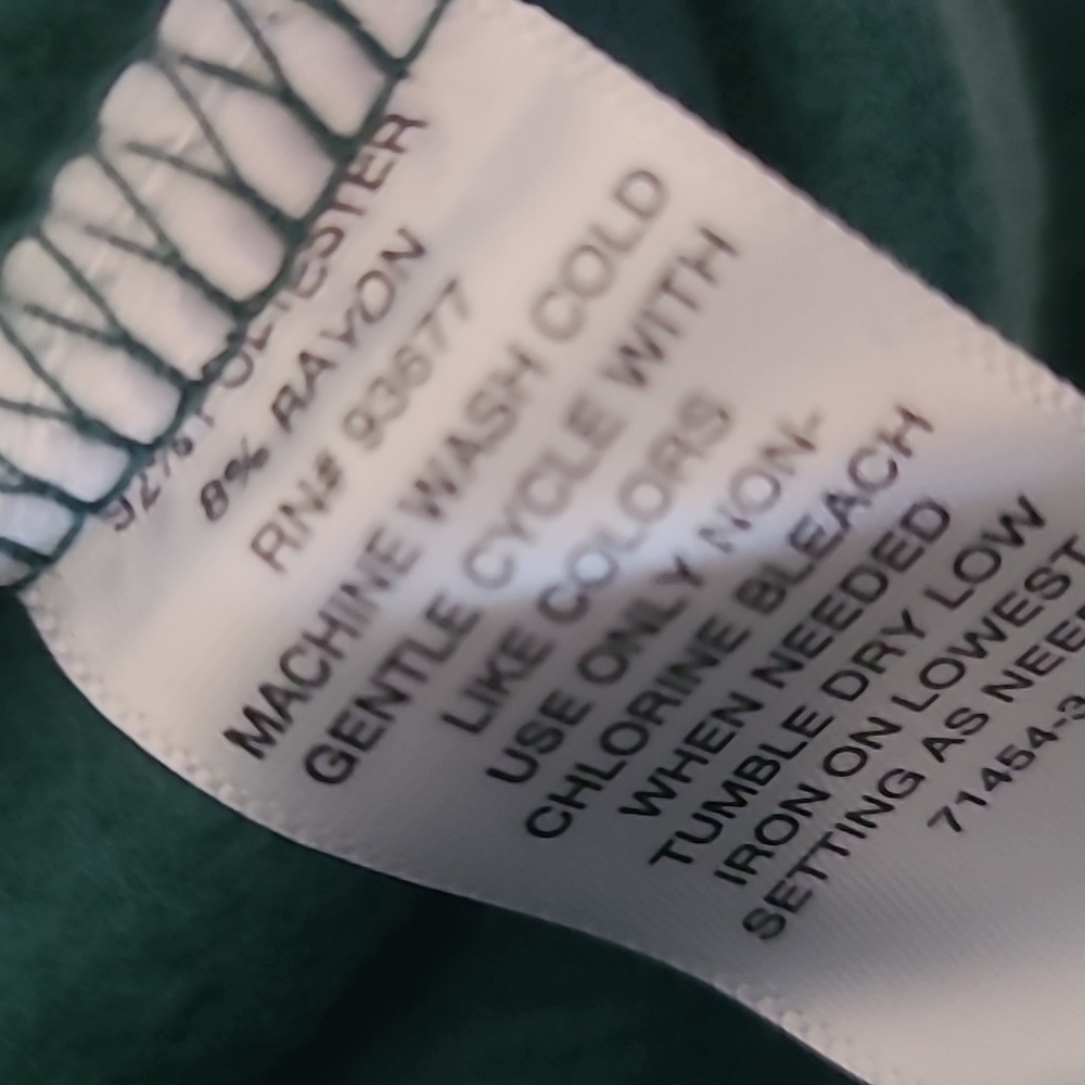 Liz Claiborne Women Shacket .. Green ..‎ 2x - Picture 5 of 6
